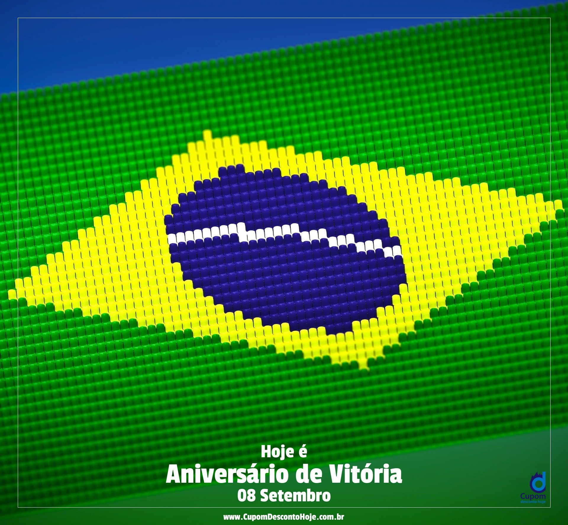  Hoje é 08 setembro Aniversário de Vitória