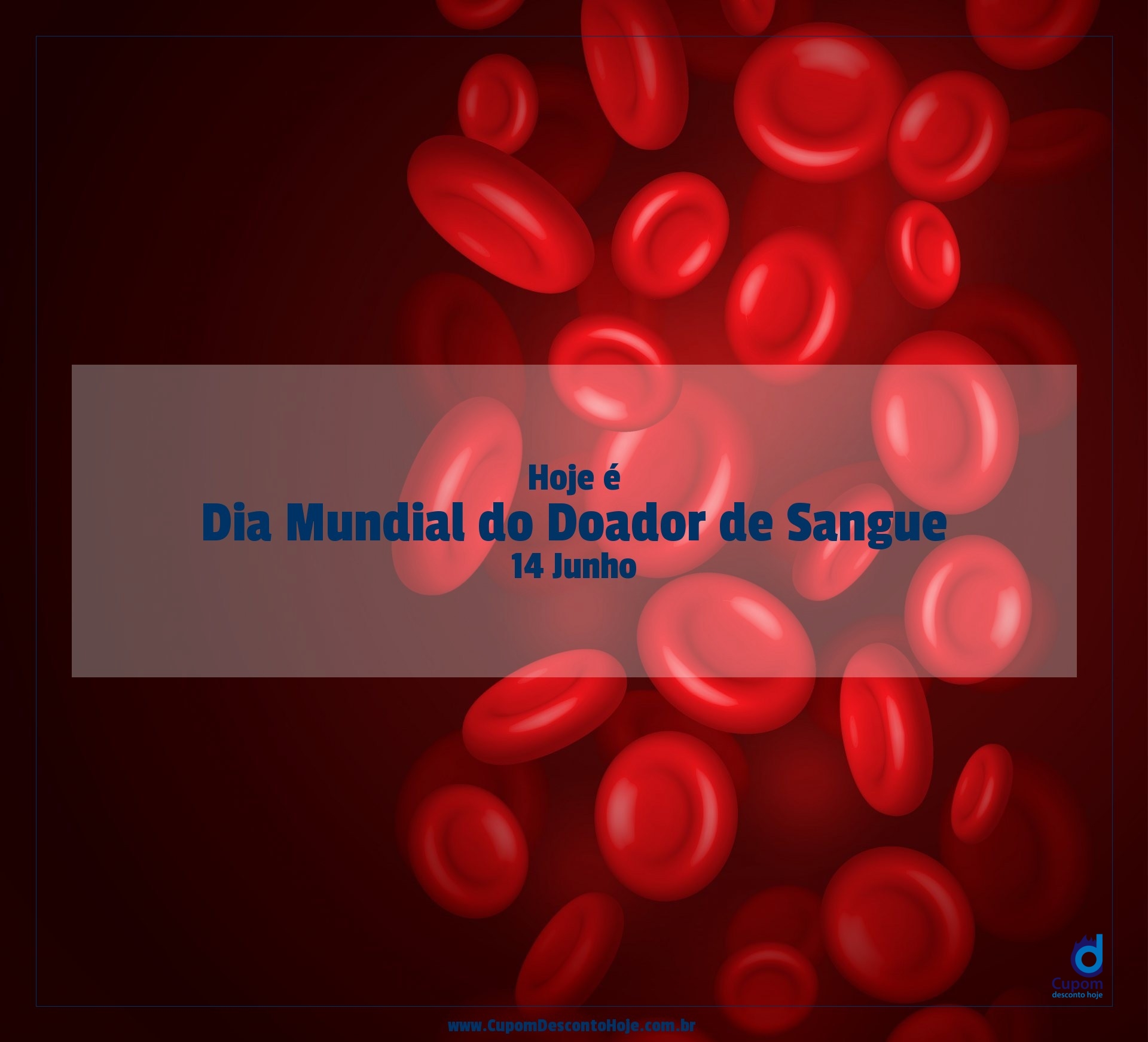  Hoje é 14 junho Dia Mundial do Doador de Sangue